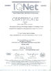 LA CHINE Zhangjiagang ZhongYue Metallurgy Equipment Technology Co.,Ltd certifications