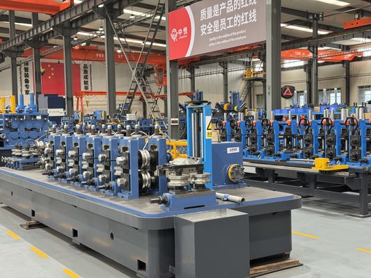 7.6 - 16 mm Roll Forming Line and Pipe Making Machine pour la production de tubes à petit diamètre en acier galvanisé