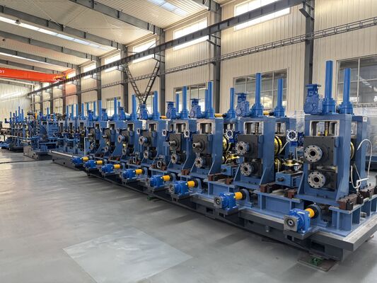 Ligne de production de tuyaux en acier standard BIS de 88,9 mm à 219 mm de diamètre extérieur Fabrication de tuyaux industriels